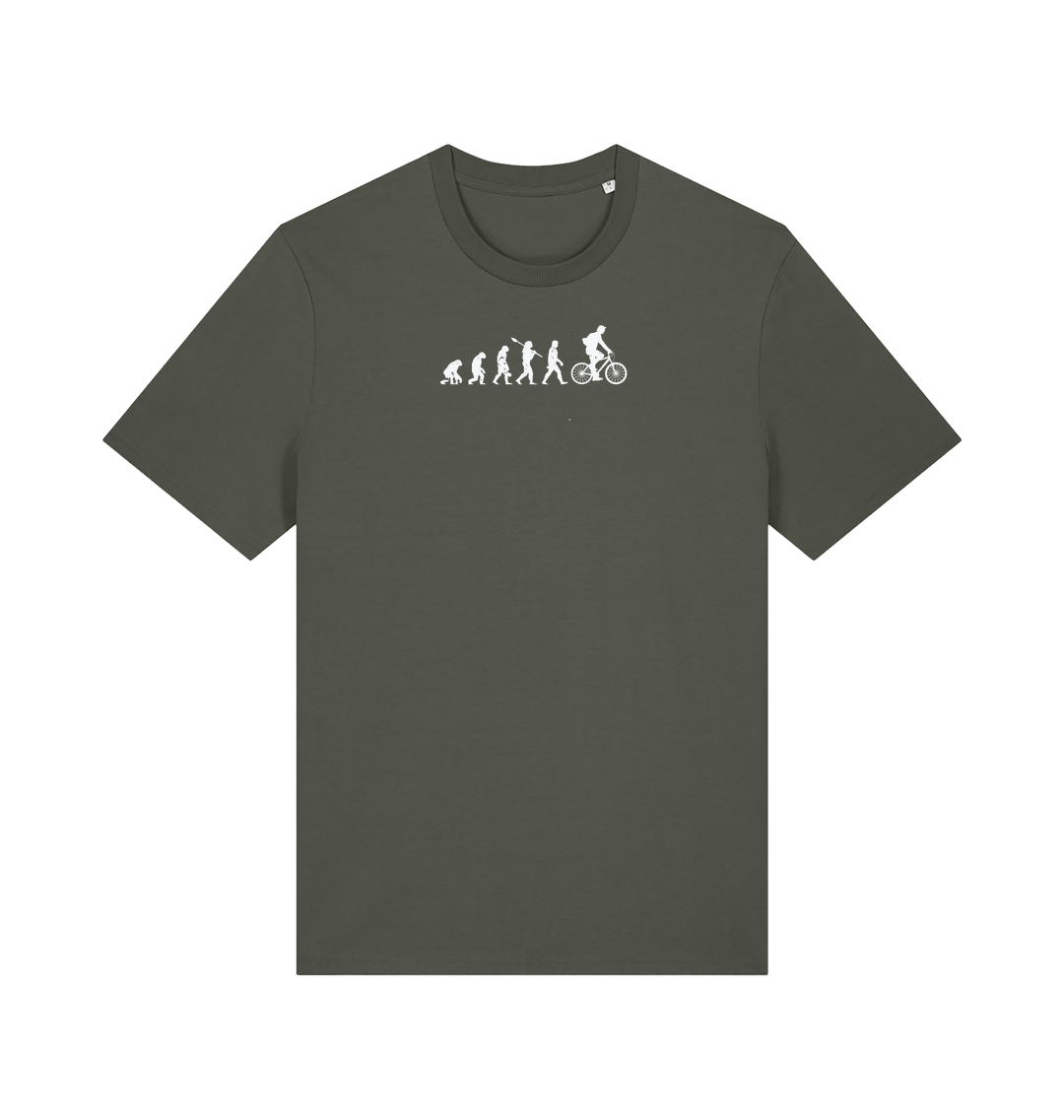 Khaki Printed T-shirt Front